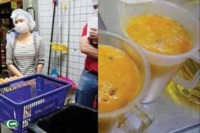 Siêu thị dùng trứng thối làm bánh ngọt?