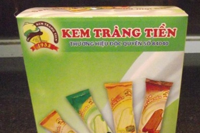 Siêu thị Metro bán kem Tràng Tiền giả