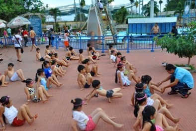 Tây Nguyên thiếu chỗ cho trẻ học bơi