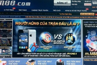 Cờ bạc “M88.com” bùng phát trở lại