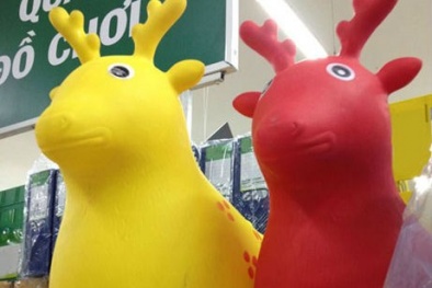 Thận trọng đồ chơi Trung Quốc chứa hóa chất