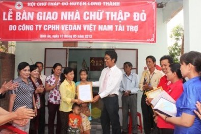 Vedan tặng nhà tình thương cho người nghèo