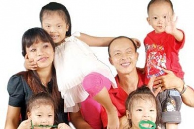 Những gia đình sao Việt đông con: Con cái là của trời cho!