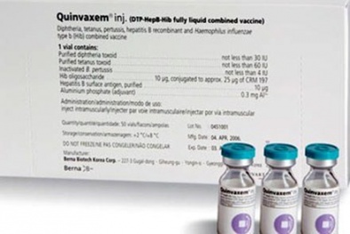 WHO kết luận vaccine Quinvaxem an toàn