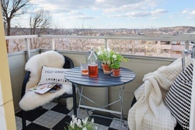 Cách phối màu đen trắng cho căn nhà nhỏ