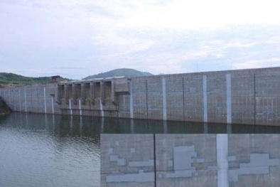 Xuất hiện tin đồn đập thủy điện Sông Tranh 2 lại nứt