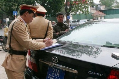 Siết xử lý xe biển xanh vi phạm giao thông