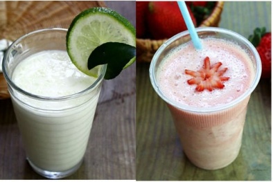 Thưởng thức đồ uống giải nhiệt đẹp da