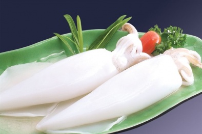 Sơ chế mực tươi bằng hóa chất