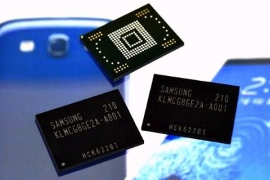 Samsung sẽ sản xuất bộ nhớ nhúng có tốc độ "khủng"