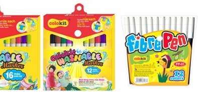 Bút màu Thiên Long an toàn với trẻ