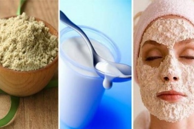 Cách làm đẹp da từ bột cám gạo hoa đào