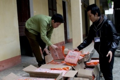 Xúc xích Trung Quốc nhập lậu vào Việt Nam