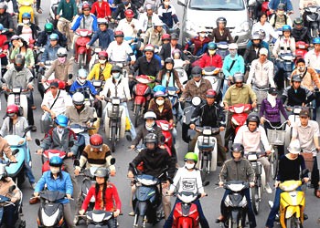 Hà Nội không thu phí đường bộ xe máy ngoại tỉnh