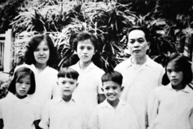 Đại tướng Võ Nguyên Giáp hết mực yêu thương vợ, con