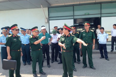 Trực thăng sẵn sàng cho lễ an táng Đại tướng Võ Nguyên Giáp