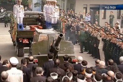Truyền hình trực tiếp Lễ Quốc tang Đại tướng Võ Nguyên Giáp