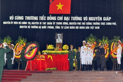 Lễ Quốc tang Đại tướng Võ Nguyên Giáp chiều 12/10