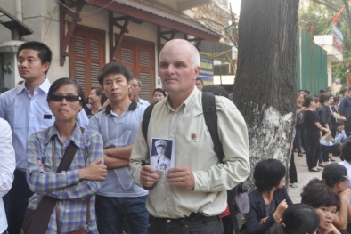 Hình ảnh lễ viếng Đại tướng chiều ngày 12/10