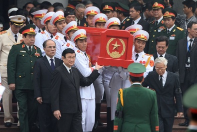 Trực tuyến hình ảnh lễ truy điệu Đại tướng Võ Nguyên Giáp 13/10