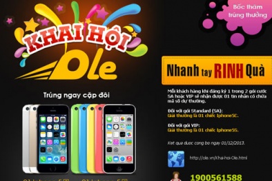 Rinh ngay quà khủng với ngày hội OLE