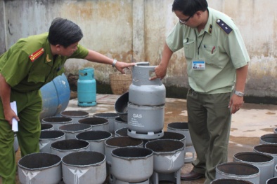 Hơn 40% vỏ bình gas trên thị trường là giả, kém chất lượng