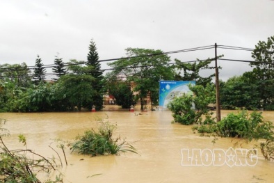 Tin lũ miền trung: nước sông sẽ tiếp tục dâng cao