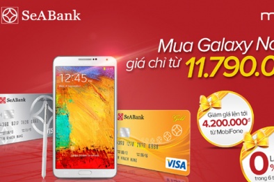  Chủ thẻ tín dụng SeABank Visa nhận ưu đãi 'kép'