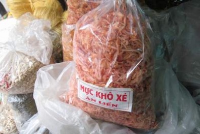 Mực khô ở TP Hồ Chí Minh không phải “mực cao su”