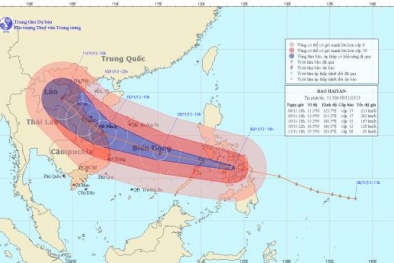 Bão Haiyan đe dọa Việt Nam
