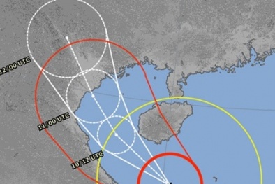 Thông tin liên tục siêu bão số 14 ngày 10/11