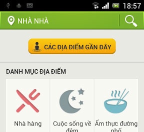 Ra mắt ứng dụng bản đồ địa điểm trên Mobile