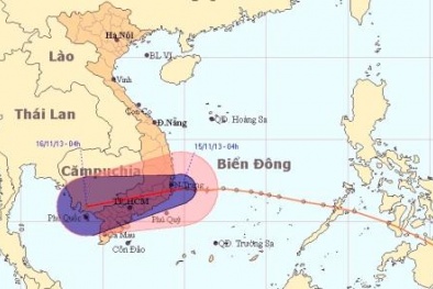 Diễn biến bão số 15: Bão lại suy yếu thành áp thấp nhiệt đới
