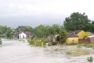 Miền Trung lại chìm trong lũ dữ