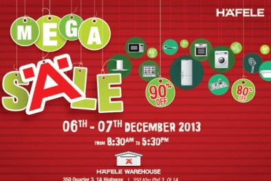 Khuyến mãi cuối năm từ Hafele Việt Nam