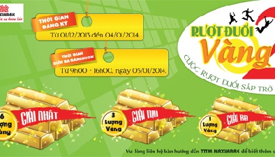 Cơ hội trúng thưởng cùng gameshow 'Rượt đuổi vàng 2'