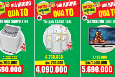 Dienmay.com ưu đãi lớn dịp cuối năm