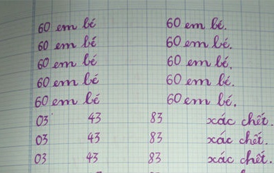 Bảo mẫu dạy trẻ viết chữ đẹp bằng cách... ghi lô đề, phụ huynh phát hoảng