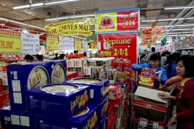 Phong phú hàng hóa đón Tết