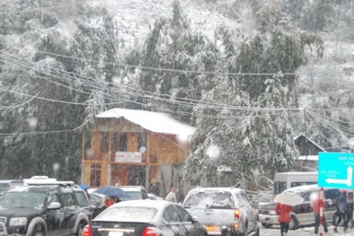 Sa Pa giảm sâu còn 3,2 độ C, trời chuyển rét đậm