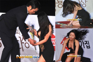 Những chiêu 'làm nóng' thảm đỏ của kiều nữ Hàn