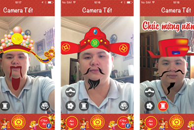 Ứng dụng giúp bạn chụp ảnh Tết tuyệt đẹp