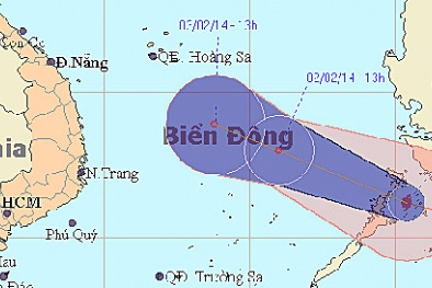 Bão Kajiki suy yếu thành áp thấp nhiệt đới khi đi vào biển Đông