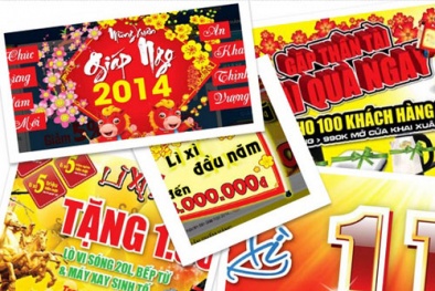 Bẫy lì xì đầu năm mới của siêu thị điện máy