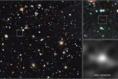 Phát hiện thiên hà khi vũ trụ mới 650 triệu năm tuổi
