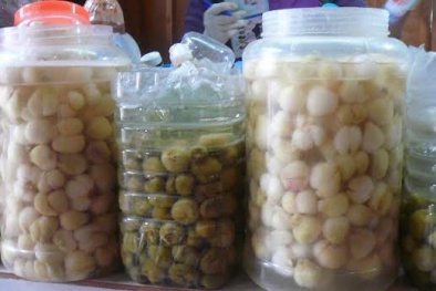 Hành muối 'siêu tốc' ngậm đầy hóa chất