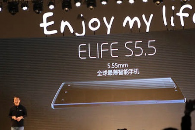 Smartphone mỏng nhất thế giới là Gionee Elife S5.5