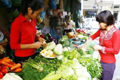 Rét đậm, giá rau vọt tăng gấp 4 lần