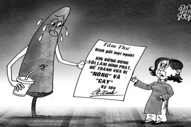 Nói chuyện riêng, học sinh bị phạt ăn... ớt