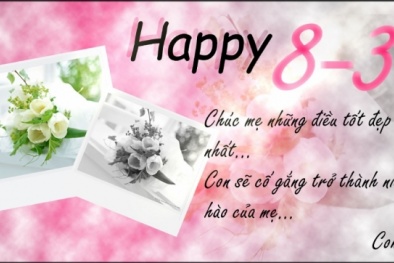 Những lời chúc ngày 8/3 hay, ý nghĩa nhất dành tặng mẹ và vợ